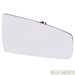 Lente do retrovisor com base - alternativo - G Componentes - Stilo 2008 at 2011 - lado do passageiro - cada (unidade) - GB1054