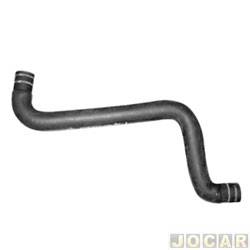 Mangueira do radiador - Jahu - <b>Fiat Dobl ELX 1.6 mpi 16V de 2001 at 2003</b> - Dobl 16V 2001 at 2012 - superior - cada (unidade) - 19587-7