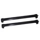 Rack do teto transversal - Kiussi - Fiat Punto Essence 1.8 16V Dualogic Flex 4P de 2010 at 2012 - Punto 2007 at 2017 - Emilia - com chave - preta - par - FT-003 B