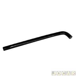 Mangueira do radiador - Jahu - <b>Fiat Tempra Turbo Stile 2.0 mpi 4P de 1997 at 1998</b> - Tempra 1992 at 1999 - envio de gua  caixa de ventilao - cada (unidade) - 61158-2
