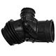 Mangueira do filtro de ar - Jahu - Fiat Marea Weekend Turbo 2.0 mpi 20V de 2001 at 2005 - Marea 2.0/2.4 2001 at 2005 - sem furo para sensor - cada (unidade) - 21198-0