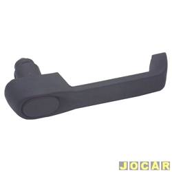 Maaneta externa da porta - <b>Fiat Elba CSL Top 1.6 mpi 4P de 1994 at 1994</b> - Uno 1989 at 1994 - 4 portas - preta - traseiro - cada (unidade)