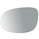 Lente do retrovisor com base - importado - Fiat Bravo Essence 1.8 16V Dualogic Flex 4P de 2010 at 2012 - Bravo 2008 at 2012 - trmico - lado do motorista - cada (unidade) - 24053