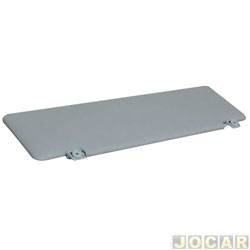 Quebra-sol - 2M Plastic - <b>Fiat Ducato Van Multi Teto Alto 2.8 JTD de 2005 at 2009</b> - Ducato 1997 at 2017 - cinza - cada (unidade) - 1902121