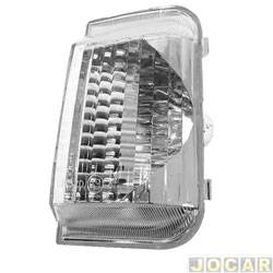 Lanterna do pisca do retrovisor externo - Depo - <b>Fiat Ducato Multi Maxmulti Extra Longo 2.3 de 2018 em diante</b> - Ducato 2018 em diante - lado do passageiro - cada (unidade) - 27126