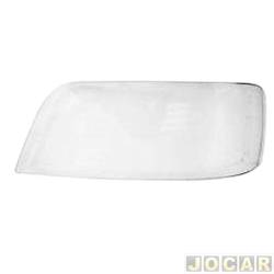 Lente do farol principal - importado - <b>Fiat Ducato Van Combinato 2.8 JTD de 2005 at 2009</b> - Ducato 2003 at 2011 - lado do motorista - cada (unidade) - 19909