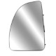Lente do retrovisor com base - importado - Fiat Ducato Van Combinato 2.8 JTD de 2005 at 2009 - Ducato 2003 at 2015 - superior - lado do motorista - cada (unidade) - 24109
