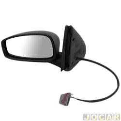 Retrovisor externo - importado - Fiat Stilo 1.8 8V de 2002 at 2006 - Stilo 2002 at 2007 - eltrico trmico prismtico sensor temperatura sferico - para pintar - lado do motorista - cada (unidade) - 24123