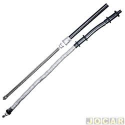 Cabo do freio de mo - IKS - <b>Fiat Dobl ELX 1.6 mpi 16V de 2001 at 2003</b> - Doblo 2002 em diante elx 1.6 16V - 1800 mm - traseiro - lado do motorista - cada (unidade) - 3240