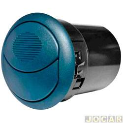 Entrada de ar do painel - <b>Fiat Dobl HLX 1.8 8V Flex de 2009 at 2011</b> - Dobl 2010 at 2021 - azul - cada (unidade)