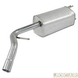 Silencioso do escapamento - Scapex - <b>Fiat Stilo 1.8 8V Dualogic Flex de 2008 at 2011</b> - Stilo 1.8 8/16V 2002 at 2011 - cada (unidade) - 21539