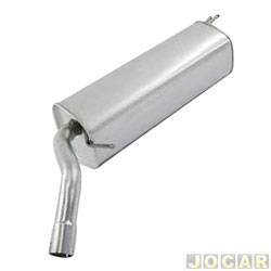 Silencioso do escapamento - Scapex - <b>Fiat Bravo Essence 1.8 16V Dualogic Plus Flex 4P de 2012 at 2016</b> - Stilo 2002 at 2011 - Bravo 2011 at 2016 - cada (unidade) - 21521