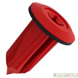 Bucha da bolsa de porta - <b>Fiat Idea Essence Dualogic Plus 1.6 16V Flex de 2012 at 2016</b> - Idea 2006 at 2016 - vermelho - cada (unidade)