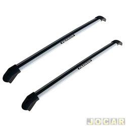 Rack do teto transversal - Eqmax - Argo 2020 em diante Trekking - Delta - prata - par - 8110