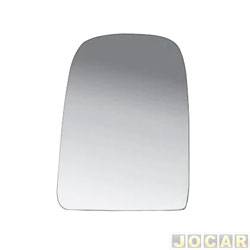 Lente do retrovisor com base - importado - Iveco Daily 2020 em diante - sem aquecedor - superior - lado do motorista - cada (unidade) - 29901.