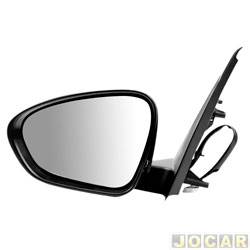Retrovisor externo - importado - Fiat Cronos 1.3 8V Firefly Flex 4P de 2018 em diante - Argo 2017 em diante - Cronos 2018 em diante - eltrico com pisca - lado do motorista - cada (unidade) - 30403