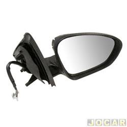 Retrovisor externo - importado - <b>Fiat Cronos 1.3 8V Firefly Flex 4P de 2018 em diante</b> - Argo 2017 em diante - Cronos 2018 em diante - eltrico - com pisca - retrtil e luz cortesia - lado do passageiro - cada (unidade) - 30406