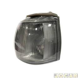 Lanterna dianteira principal - alternativo - HT Lanternas - <b>Fiat Tipo 2.0 mpi 16V 2P - importado de 1994 at 1996</b> - Tipo 1993 at 1996 - cristal (branca) - lado do motorista - cada (unidade) - 405694