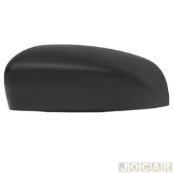 Capa do retrovisor - importado - Jeep Compass Opening Edition 4X2 2.0 16V cmbio automtico flex 4P de 2017 at 2017 - Toro 2016 at 2021 - Compass 2016 at 2021 - texturizado - preta - lado do motorista - cada (unidade) - 32215