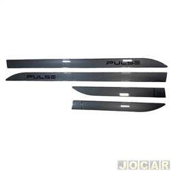 Friso lateral - Pulse - cinza silverstone - perfil faco - autoadesivo - jogo