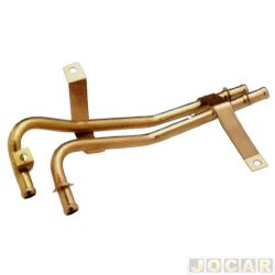 Mangueira de refrigerao - Jahu - <b>Fiat Marea Sedan HLX 2.4 mpi 20V de 2005 at 2007</b> - Marea 2000 at 2007 - Stilo 2.4 2002 at 2009 - tubo do motor - cada (unidade) - 64034-6