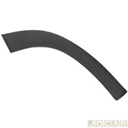 Moldura do para-lama - importado - <b>Fiat Ducato Multi Maxmulti Extra Longo 2.3 de 2018 em diante</b> - Ducato 2019 em diante - parte traseira - preto - dianteira - lado do passageiro - cada (unidade) - 32308
