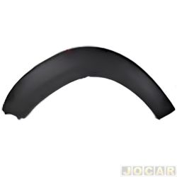 Moldura do para-lama - importado - <b>Fiat Ducato Multi Maxmulti Extra Longo 2.3 de 2018 em diante</b> - Ducato 2019 em diante - parte dianteira - preto - traseira - lado do passageiro - cada (unidade) - 32310