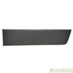 Friso lateral - importado - <b>Fiat Ducato Multi Maxmulti Extra Longo 2.3 de 2018 em diante</b> - Ducato 2019 em diante - preto - traseiro - lado do motorista - cada (unidade) - 32313
