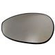Lente do retrovisor com base - SMR - Fiat 500 Cabrio 1.4 8V Dualplus flex 2P de 2014 at 2015 - Fiat 500 2008 at 2017 - convexa trmica - preto - lado do motorista - cada (unidade) - MA3007