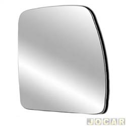 Lente do retrovisor com base - SMR - Iveco Daily 2008 at 2014 - convexo - superior - lado do passageiro - cada (unidade) - MA3016