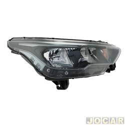 Farol principal - Magneti Marelli - Argo/Cronos 2023 em diante - H7/H7/PY21W com LED - com corretor de carga - lado do passageiro - cada (unidade) - IMM0321293