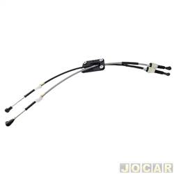 Cabo de comando do cmbio - Frontier - <b>Fiat Ducato Multi Maxmulti Extra Longo 2.3 de 2018 em diante</b> - Ducato 2.3 2018 em diante - 1050mm - engate/seleo - cada (unidade) - 73991