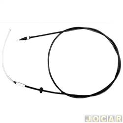 Cabo de abertura do cap - Fnia - <b>Fiat Idea HLX 1.8 8V Flex de 2005 at 2010</b> - Idea 2005 at 2010 - 1612mm - sem alavanca - cada (unidade) - 81-191