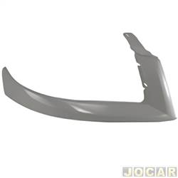 Friso do farol principal - importado - <b>Fiat Dobl Essence 1.8 16V Flex de 2011 at 2021</b> - Doblo 2009 at 2021 - cinza - lado do passageiro - cada (unidade) - 33974