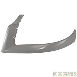 Friso do farol principal - importado - <b>Fiat Dobl Essence 1.8 16V Flex de 2011 at 2021</b> - Doblo 2009 at 2021 - cinza - lado do motorista - cada (unidade) - 33975