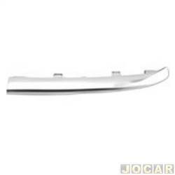Friso da grade dianteira - importado - <b>Fiat Cronos 1.3 8V Firefly Flex 4P de 2023 em diante</b> - Cronos 2023 at 2025 - cromado - superior - lado do motorista - cada (unidade) - 34777