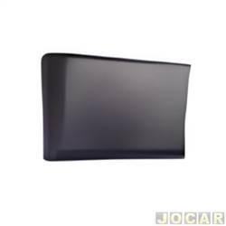 Friso lateral - importado - <b>Iveco Daily Chassi 70C17 de 2012 at 2017</b> - Iveco Daily 2008 at 2020 - acabamento - preto - lado do motorista - cada (unidade) - 32683