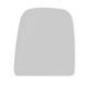 Lente do retrovisor com base - importado - Iveco Daily Chassi 2008 at 2019 - superior - lado do passageiro - cada (unidade) - 34110