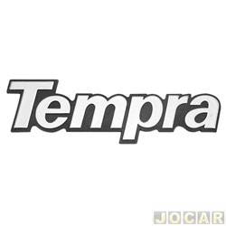 Letreiro - alternativo - <b>Fiat Tempra Prata 2.0 mpi 8V 2P de 1994 at 1995</b> - Tempra 1992 at 1999 - Tempra - prata - cada (unidade)