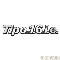 Letreiro - alternativo - <b>Fiat Tipo 1.6 spi 2P - importado de 1993 at 1996</b> - Tipo 1993 at 1997 - Tipo 1.6 i.e. - cada (unidade)