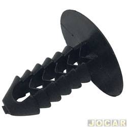 Grampo do revestimento lateral mala - <b>Fiat Tempra Turbo 2.0 mpi 2P de 1994 at 1996</b> - Tempra 1992 at 1996 - Tipo 1993 at 1997 - preto - cada (unidade)