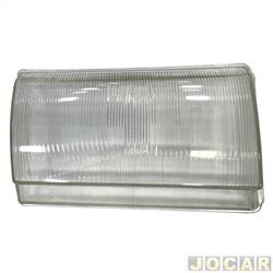 Lente do farol principal - alternativo - RCD (InovWay) - <b>Fiat Tipo 2.0 mpi 16V 2P - importado de 1994 at 1996</b> - Tipo 1993 at 1997 - lado do passageiro - cada (unidade) - RC 318