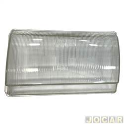Lente do farol principal - alternativo - RCD (InovWay) - <b>Fiat Tipo 2.0 mpi 16V 2P - importado de 1994 at 1996</b> - Tipo 1993 at 1997 - lado do motorista - cada (unidade) - RC 319
