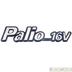 Letreiro - alternativo - <b>Fiat Palio Hatch 16V 1.6 mpi 4P de 1996 at 2000</b> - Palio 1996 at 2000 - Palio 16V - cada (unidade)