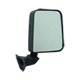 Retrovisor externo - alternativo - Fiat Fiorino Pick-up LX 1.6 mpi de 1994 at 1997 - Fiorino 1988 at 1996 - fixo (sem controle) - preto - lado do passageiro - cada (unidade)