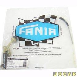 Cabo de embreagem - Fnia - <b>Fiat Uno Furgo 1.5 mpi 2P de 1996 at 2001</b> - Uno/Elba 1995 at 2000 - exceto Fire - 690 mm - preto - cada (unidade) - 81-097