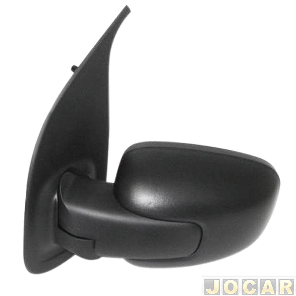Retrovisor externo - Metagal - Uno 2011 até 2014 - 4 portas - sem controle - preto - lado do motorista - cada (unidade) - RTVE.97FX