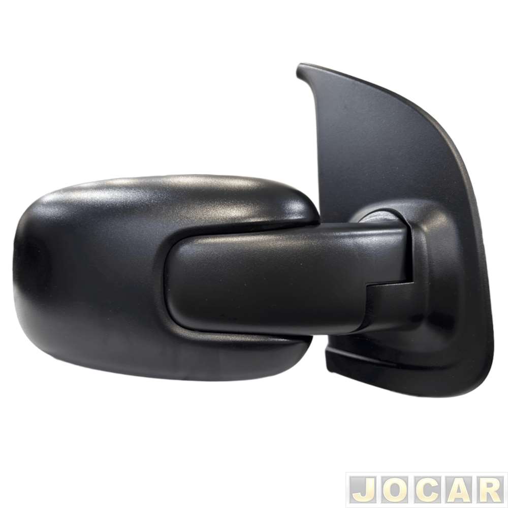 Retrovisor externo - Metagal - Uno 2011 até 2014 - 4 portas - com controle manual - preto - lado do passageiro - cada (unidade) - RTVE98CR