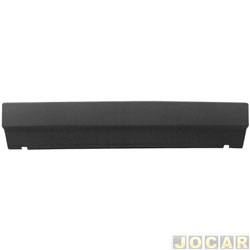 Para-choque traseiro - importado - <b>Fiat Fiorino Pick-up LX 1.6 mpi de 1994 at 1997</b> - Fiorino pick-up 1988 at 2004 - preto - central - cada (unidade) - ZN14142187