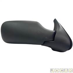 Retrovisor externo - Metagal - <b>Fiat Uno Mille Fire 1.0 mpi 8V 2P de 2001 at 2004</b> - Uno fire 2001 at 2004 - 2 portas - fixo sem controle - lado do passageiro - cada (unidade) - AT.20.M48.00 / RTME48FX